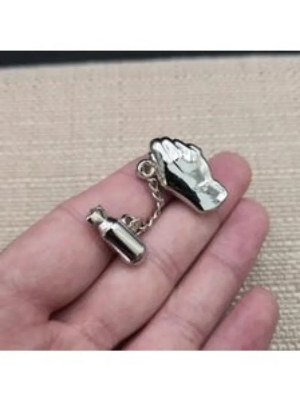 Hand And Bomb Hat Club Pin A8387